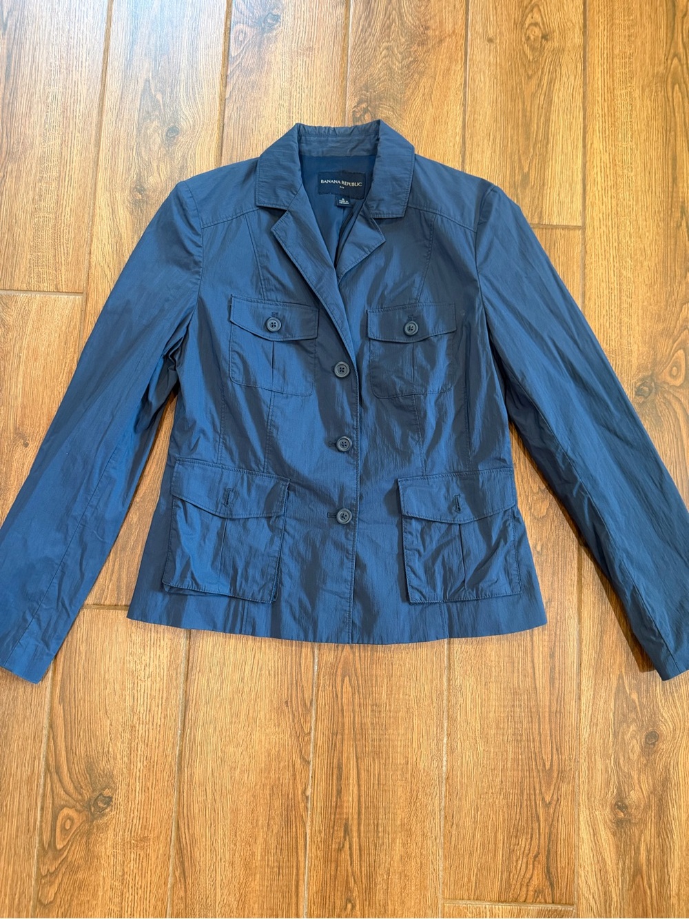 Banana Republic Navy Lightweight Utility Blazer / women’s size 6